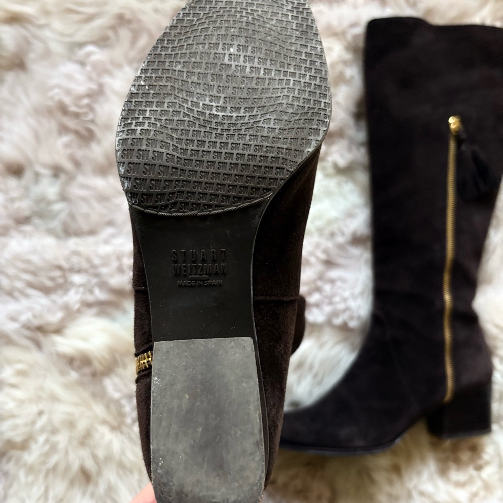 Stuart Weitzman Chocolate Brown Boots - Picture 5 of 11